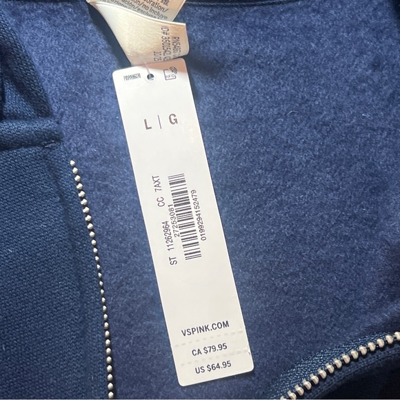 Victoria’s Secret PINK Limited Edition Dog Campus Full Zip Hoodie - Picture 3 of 10